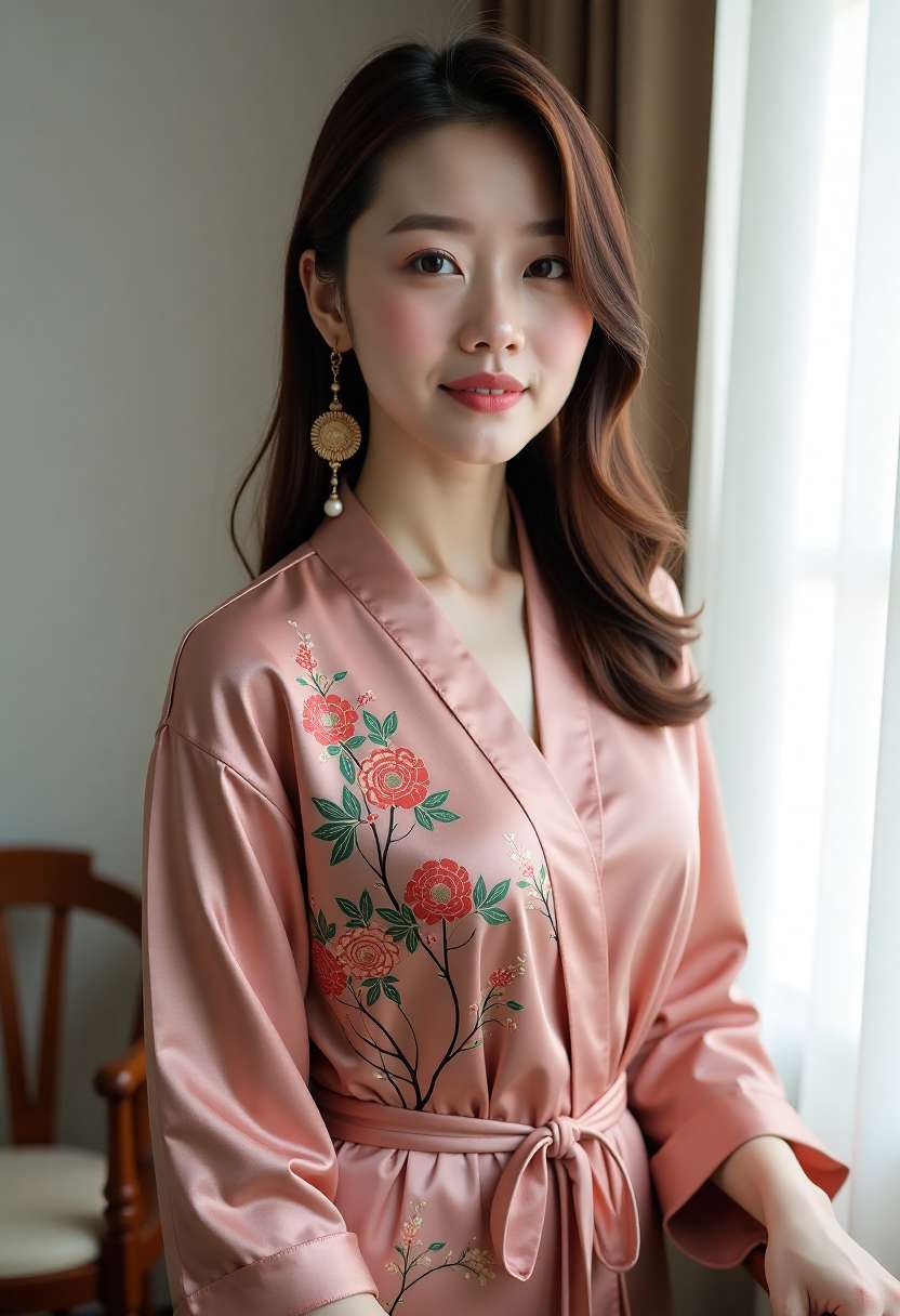 秋日山谷与层林