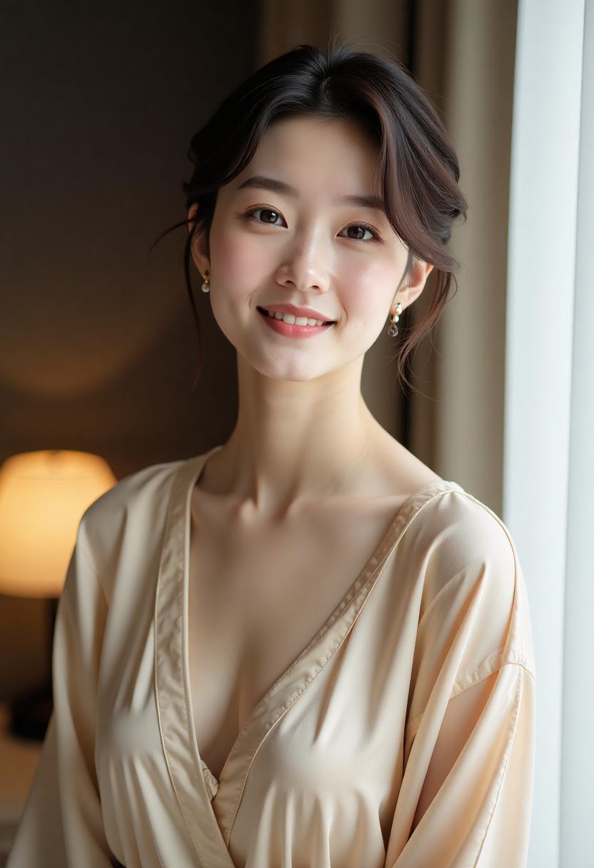 山谷晨光与云层